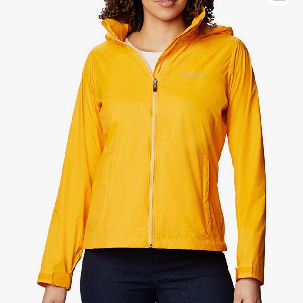 Columbia Women's Switchback Iii Jacket Rain Jacket in Bright Marigold